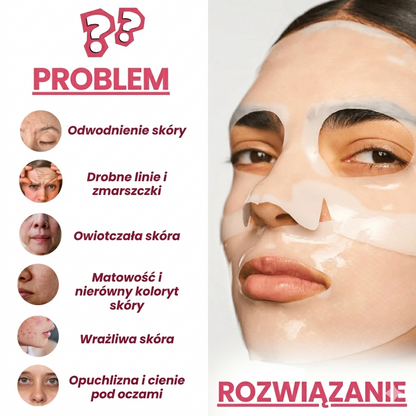 Maska Kolagenowa PDRN — Glass Skin & Anti-Aging