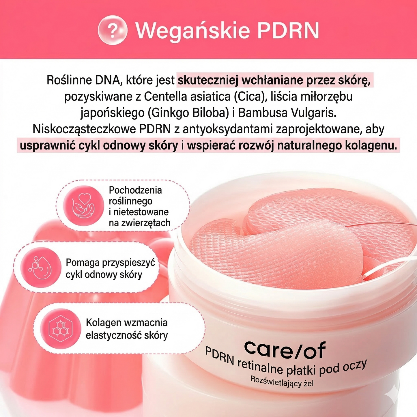 Gelly Eye Mask — Płatki pod oczy anti-cernes & anti-poches