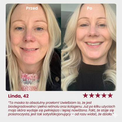 Maska Kolagenowa PDRN — Glass Skin & Anti-Aging