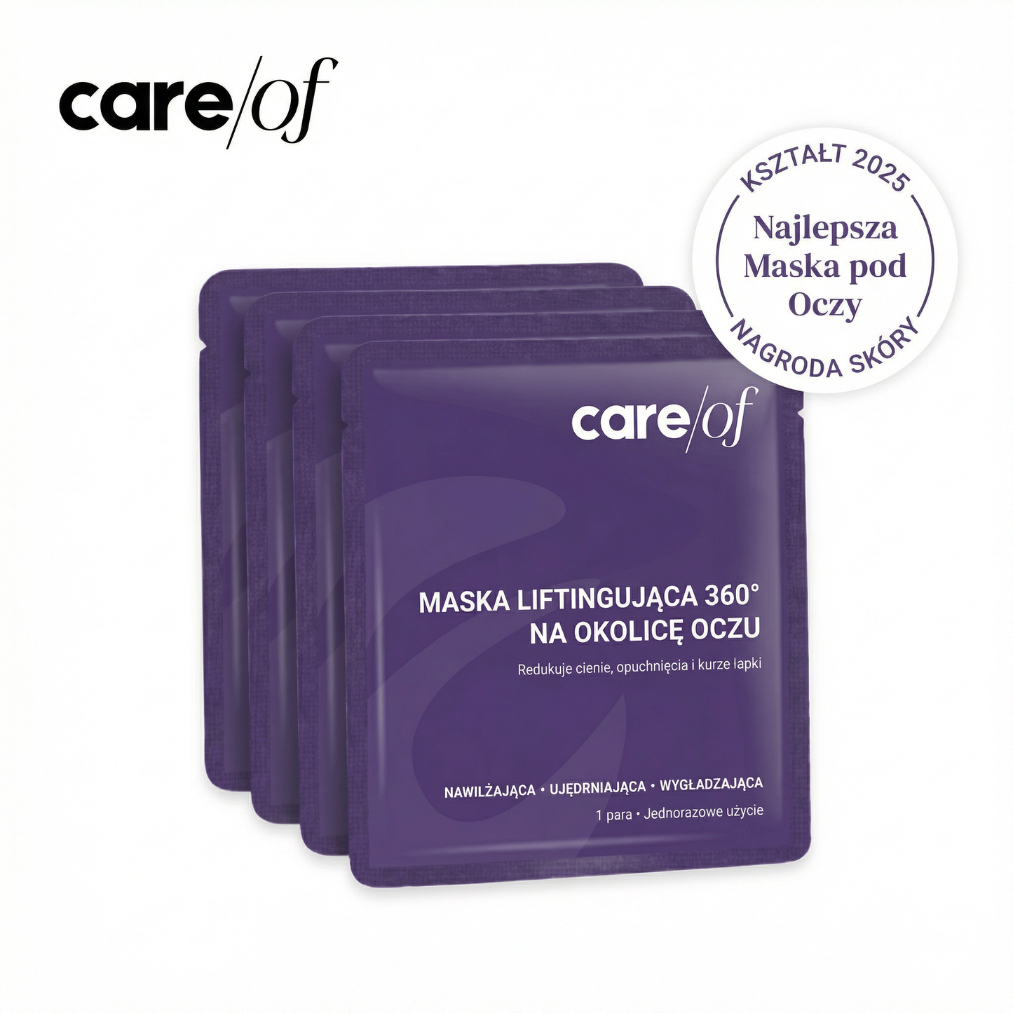 Maska pod oczy z bio-kolagenem, kompleksem peptydów i witaminą C